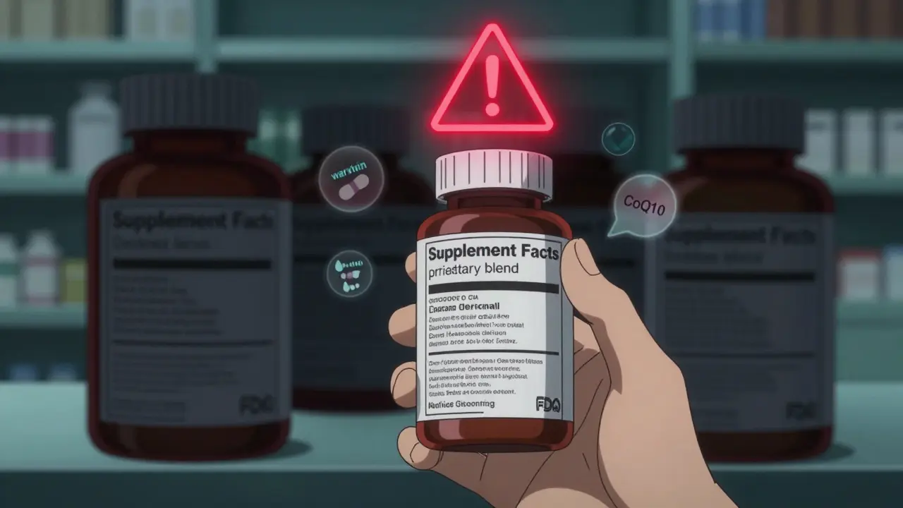 Supplement Labels and Drug Interaction Warnings: How to Read Them